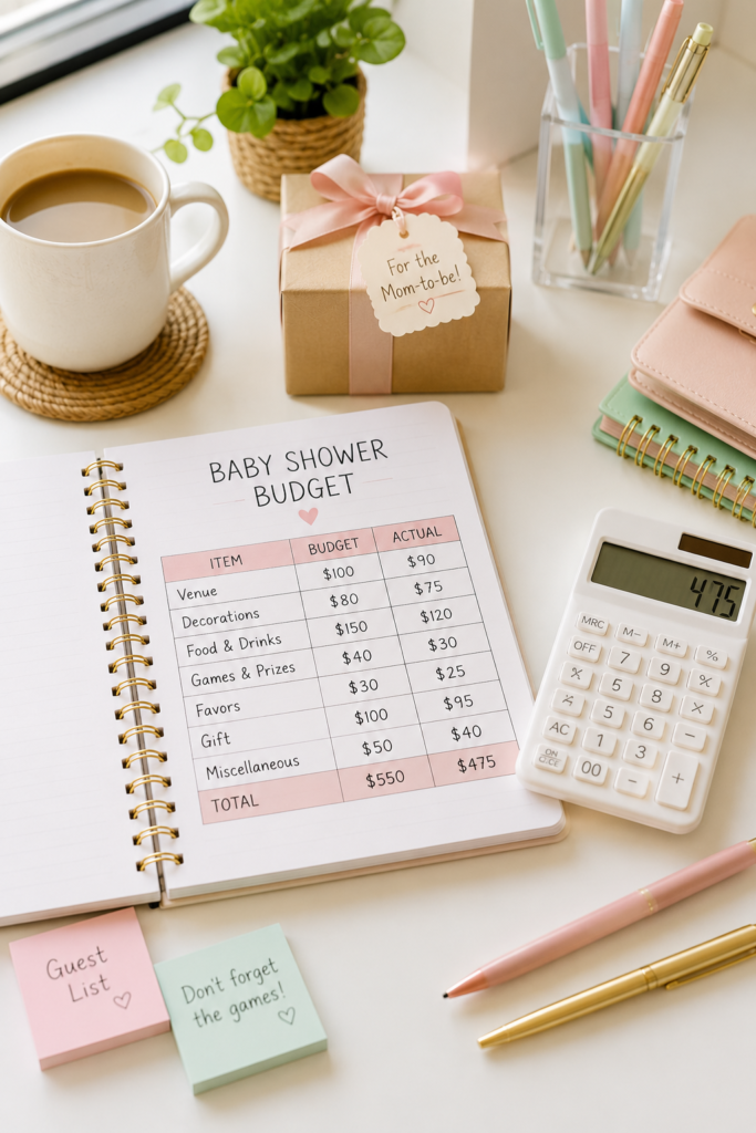 Baby Shower Budget