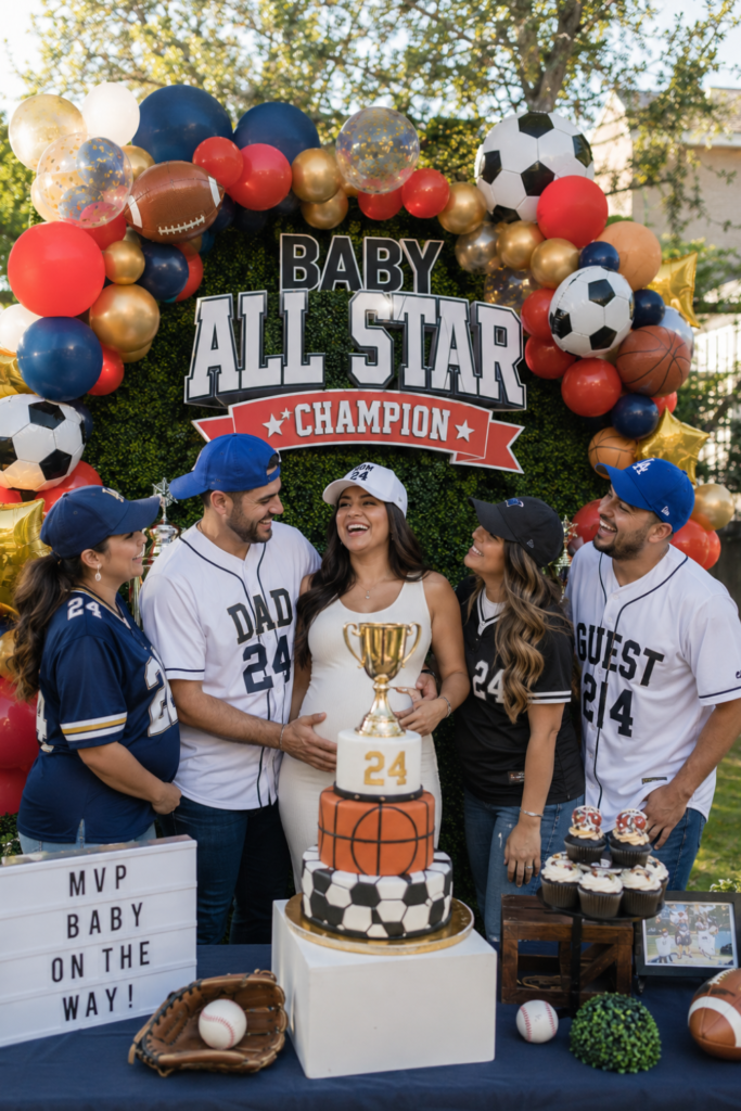 Sports-Themed Baby Shower